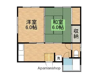 大畑ハイツ【A号室】の間取り