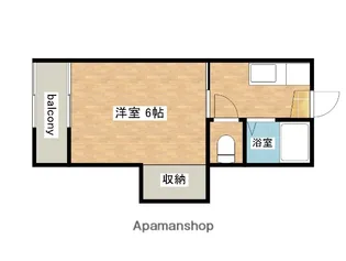 YUWA(友和荘)【H号室】の間取り