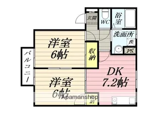 パークアベニュー【101号室】の間取り