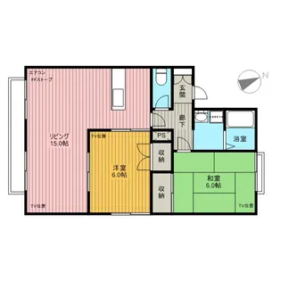 セントラルシティ21 G【201号室】の間取り