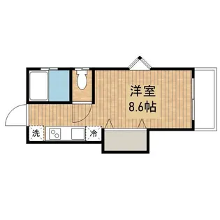 エルム手形山【201号室】の間取り