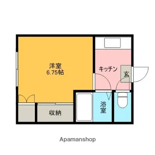 ハイツリバーサイドⅡ【105号室】の間取り