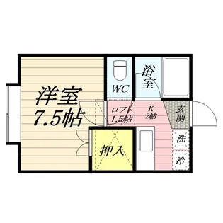 サンパレス大町【210号室】の間取り