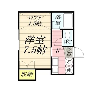 サンパレス大町【103号室】の間取り