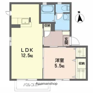 プロムナードC【1階】の間取り