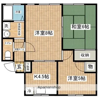 グランメゾンたいら【2階】の間取り