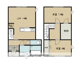フォレント横山【102号室】の間取り