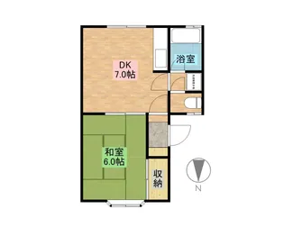 パステルハイム瀬川【2階】の間取り