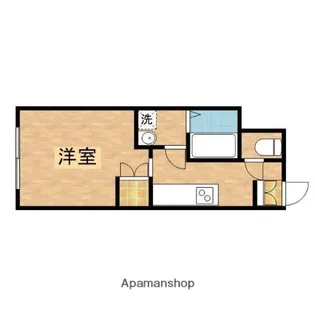 ピアシティ山王【1階】の間取り