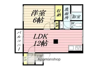 R FUKUMICHO【2階】の間取り
