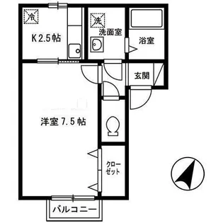 セジュールM【1階】の間取り