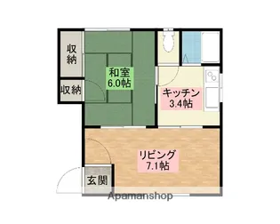 イーストロードND【2階】の間取り