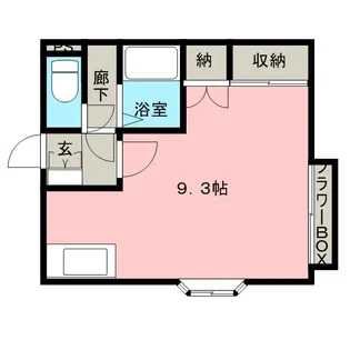 ハイツティー・アール・シー【207号室】の間取り