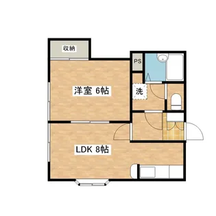 ハイツティー・アール・シー【105号室】の間取り