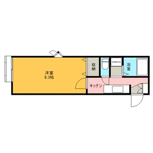 フェアステージ碇【205号室】の間取り