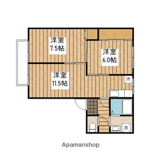 グランディール泉【103号室】の間取り