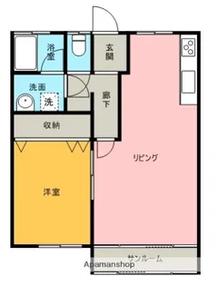 イシガミハイツ【1階】の間取り