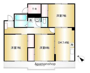 ヌーベル・ヴィエ【2階】の間取り