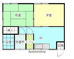 グリーンハイツ【1階】の間取り