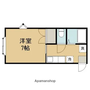 AVENUE・F5【210号室】の間取り