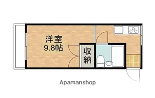 アベハイツ【3階】の間取り