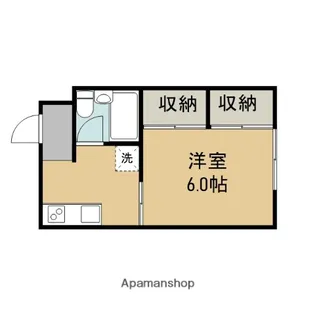 レジデンス山王【207号室】の間取り