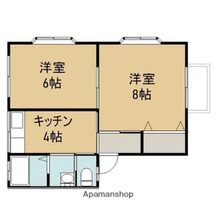 アーバンティ綾Ⅱ【2階】の間取り
