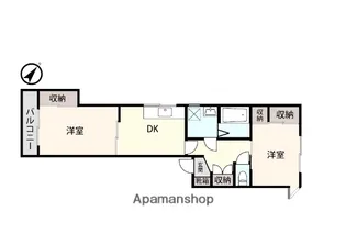 アシスト第8秋田マンション【308号室】の間取り