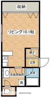 コーポラス伊藤【2-B号室】の間取り