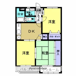 ユーミーマンションフェニックス【103号室】の間取り
