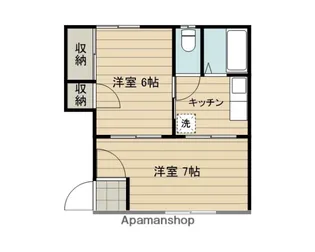 タウニィNC【205号室】の間取り