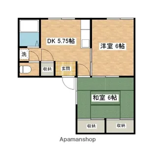 サンシャイン池田【203号室】の間取り