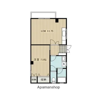ロイヤルマンション【303号室】の間取り