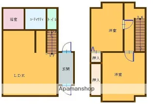 工友荘【C-5号室】の間取り