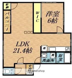 コスモハウス童夢【1階】の間取り
