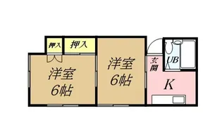 サニーハイツ幸【205号室】の間取り