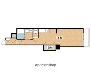 マンションパレロワイヤル【205号室】の間取り