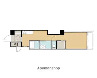 マンションパレロワイヤル【2階】の間取り
