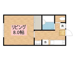 平成コーポ広面Ⅱ【105号室】の間取り