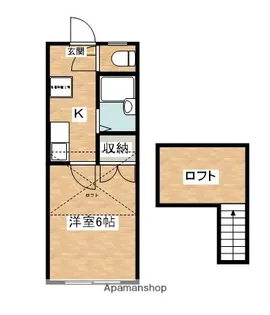 ル・マージュ山王【1階】の間取り