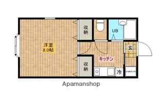 ピュアハウスHIRO【1階】の間取り