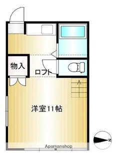 エステートミヨシA【2階】の間取り