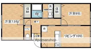 セントラルレジデンス田町A棟【1階】の間取り