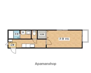 レジデンス下新城【201号室】の間取り