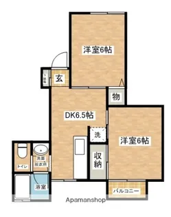 コーポOSAKAB【101号室】の間取り
