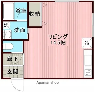 ハイライフM【1階】の間取り