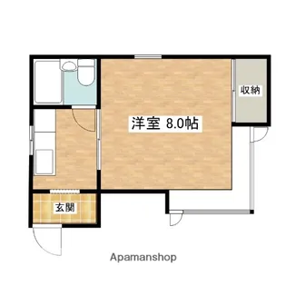 メイフラワーハイツ【2階】の間取り