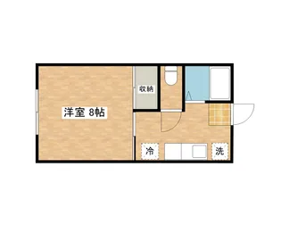 コーポサムⅡ【107号室】の間取り