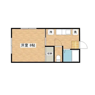 コーポサムⅡ【201号室】の間取り