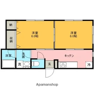 ハイツセレクト【B203号室】の間取り